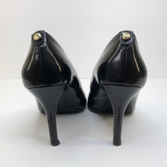 Michael Kors Black Round Toe Pumps / Heels 8.5 - Picture 5 of 8
